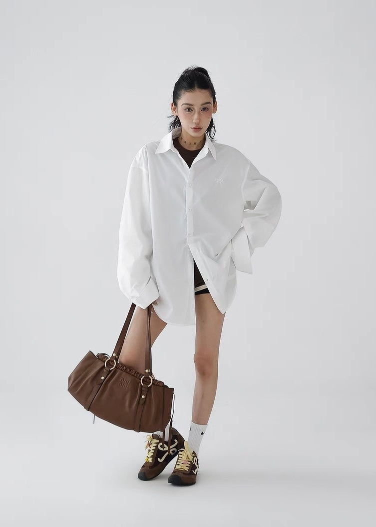 Loose casual relaxed shirt / AS1274
