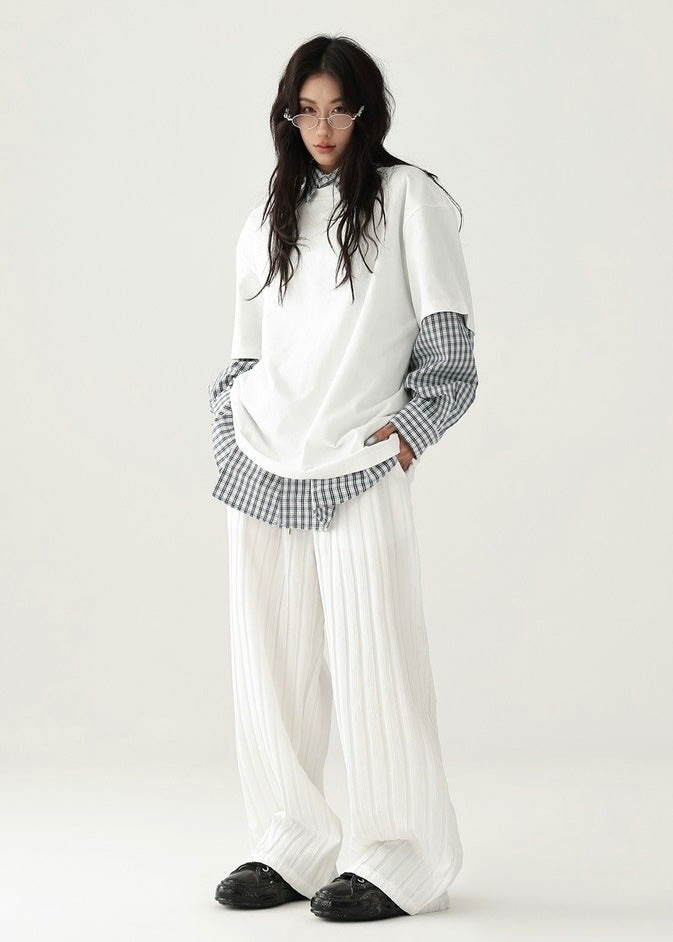 American retro check shirt / AS1214