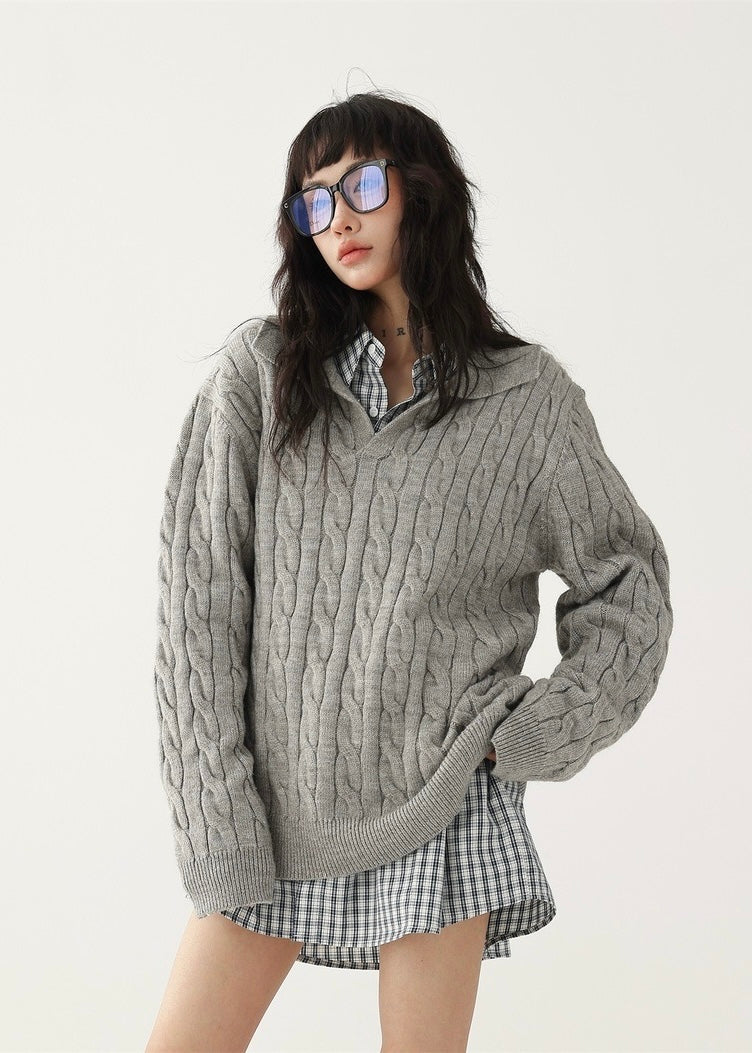 Polo neck sweater / AS1215