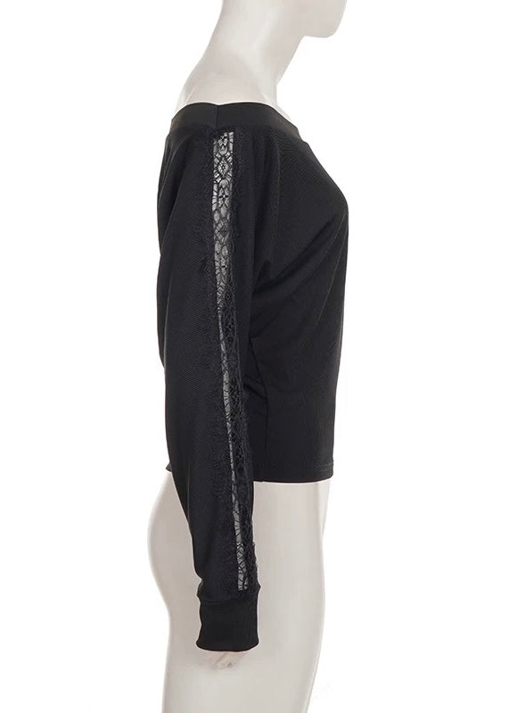 サイドレース長袖Tシャツ / VO1307