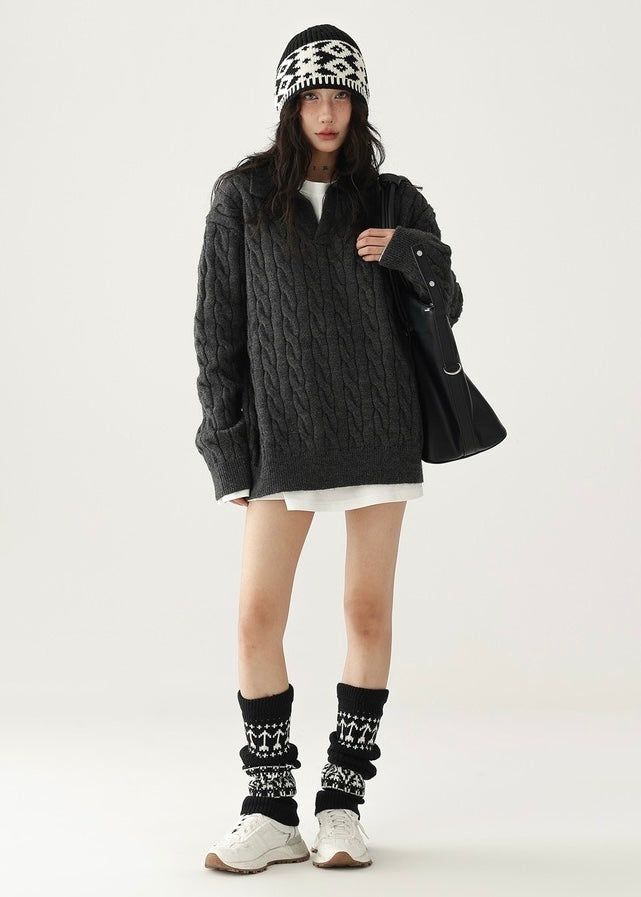 Polo neck sweater / AS1215
