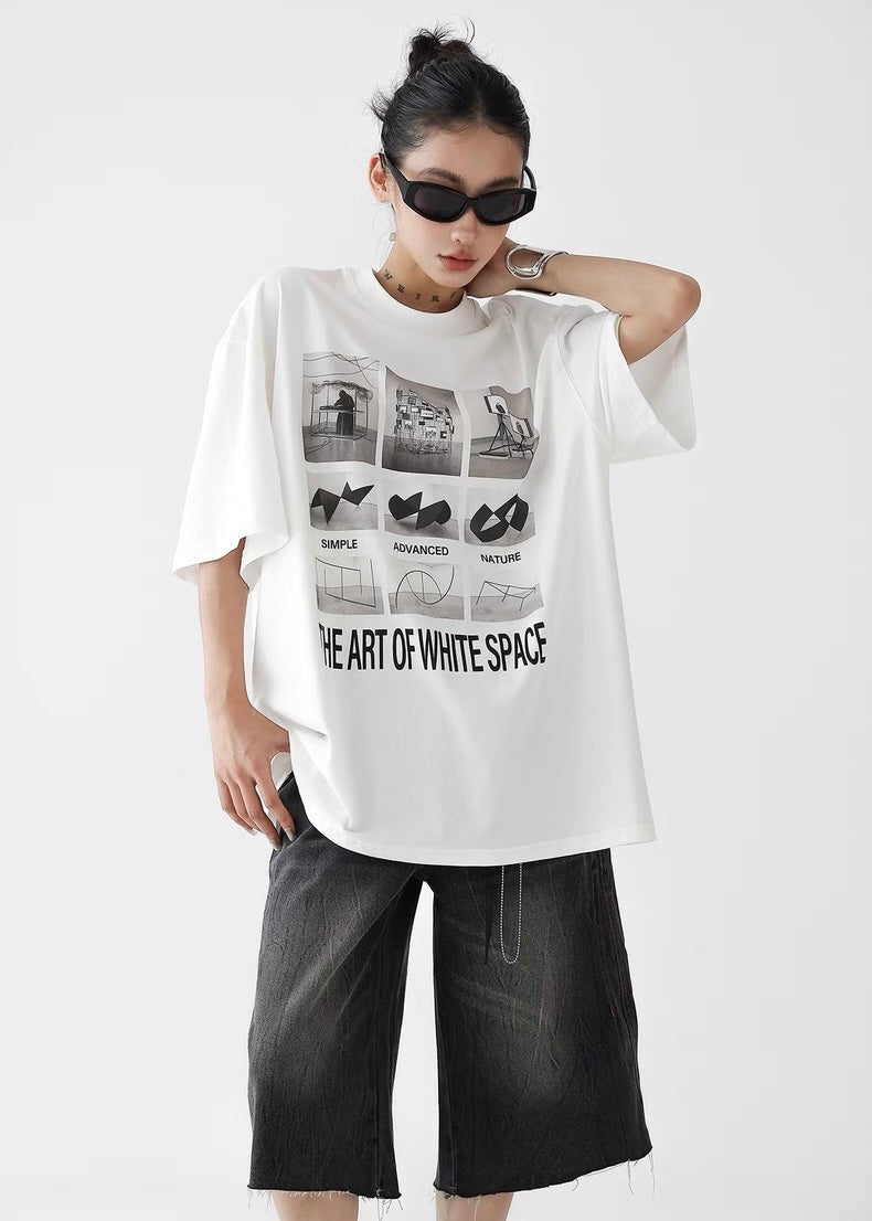 American Retro Round Neck T-Shirt / AS1267