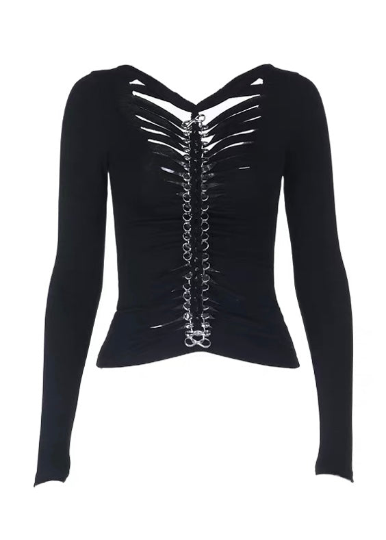 スケルトンロングスリーブシャツ / VO1305