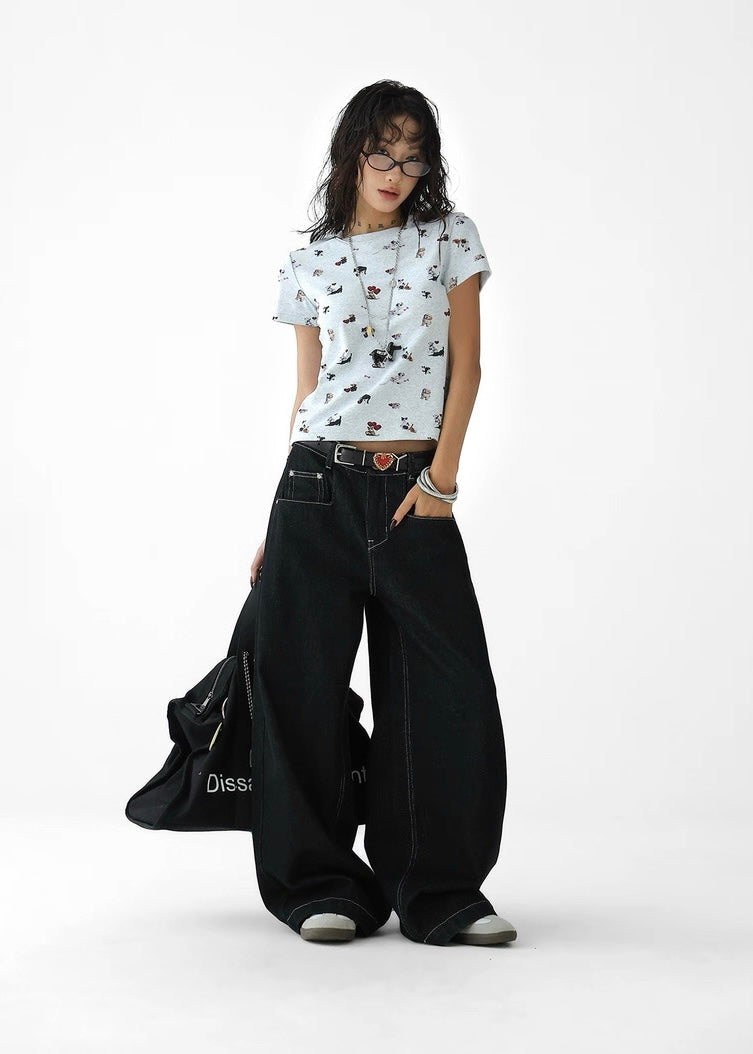 Designer loose mop pants / AS1326