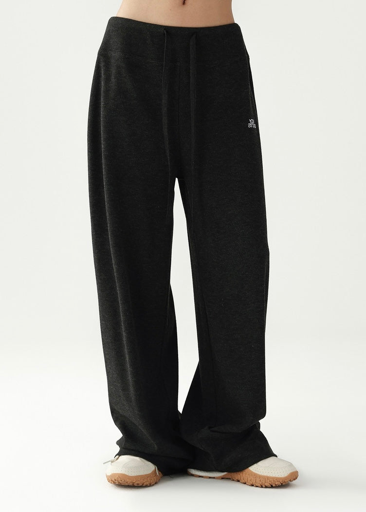 Loose drawstring straight pants / AS1203