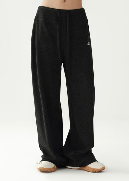 Loose drawstring straight pants / AS1203