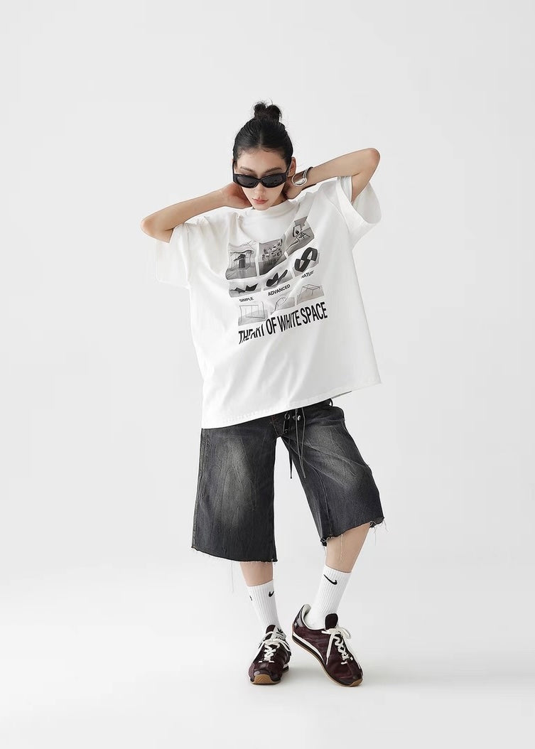 American Retro Round Neck T-Shirt / AS1267