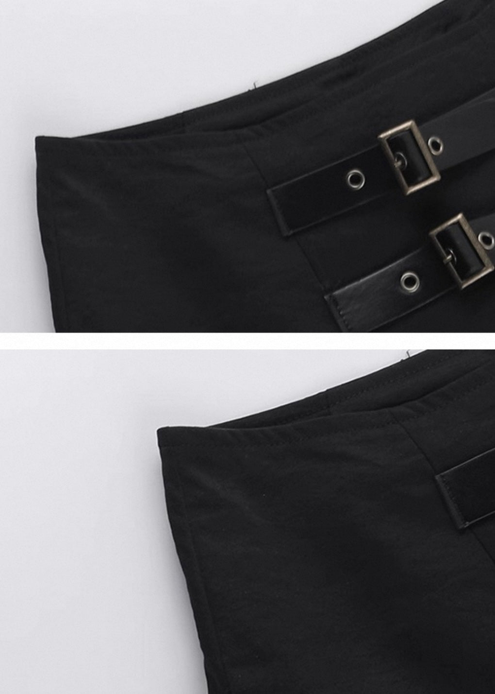 PUレザーベルトパンプキンパンツ / VO1212