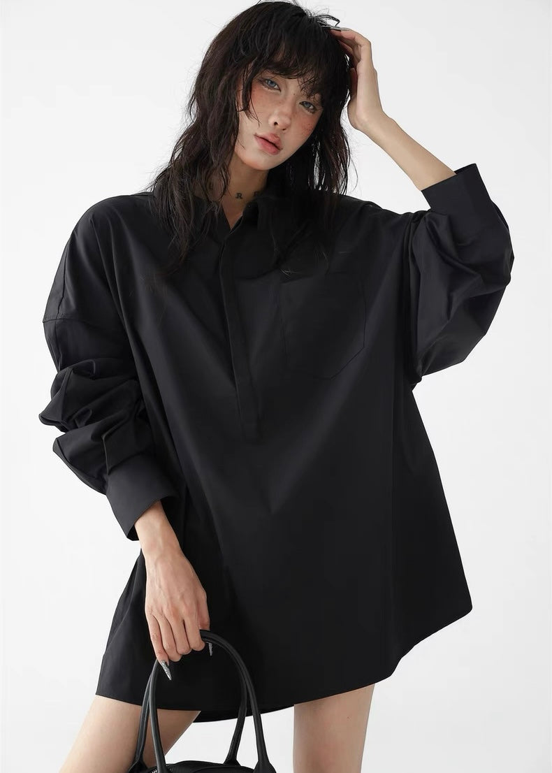 Loose long sleeve pullover / AS1297