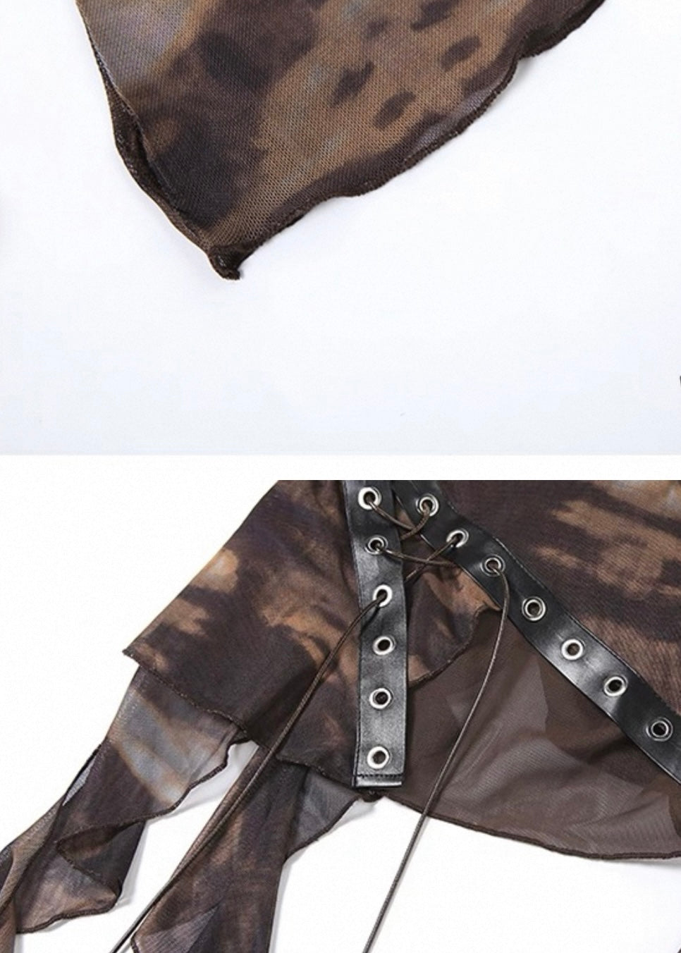 クロップラインショルダートップス / VO1190