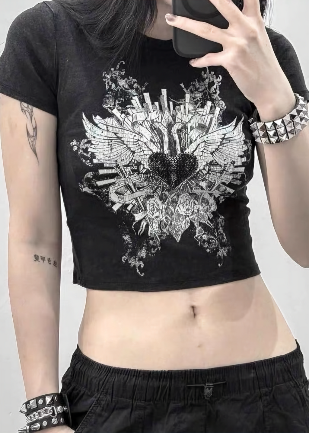 サブカルプリント半袖シャツ / VO1134