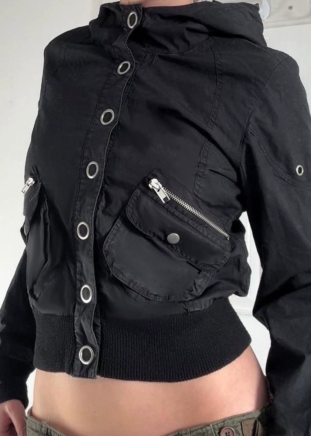 フード付きスタンドカラージャケット / vo1281