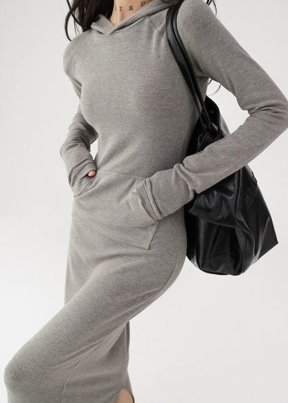 Hood Maxi Length Dress / AS1196 