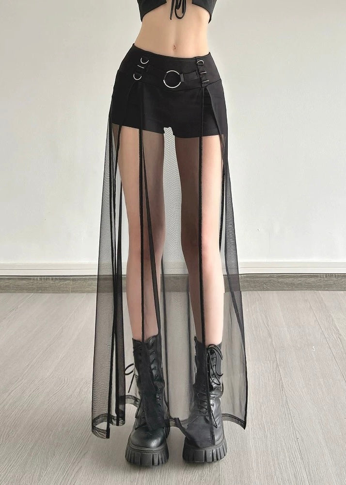 チュールスカート付きショートパンツ / VO1186