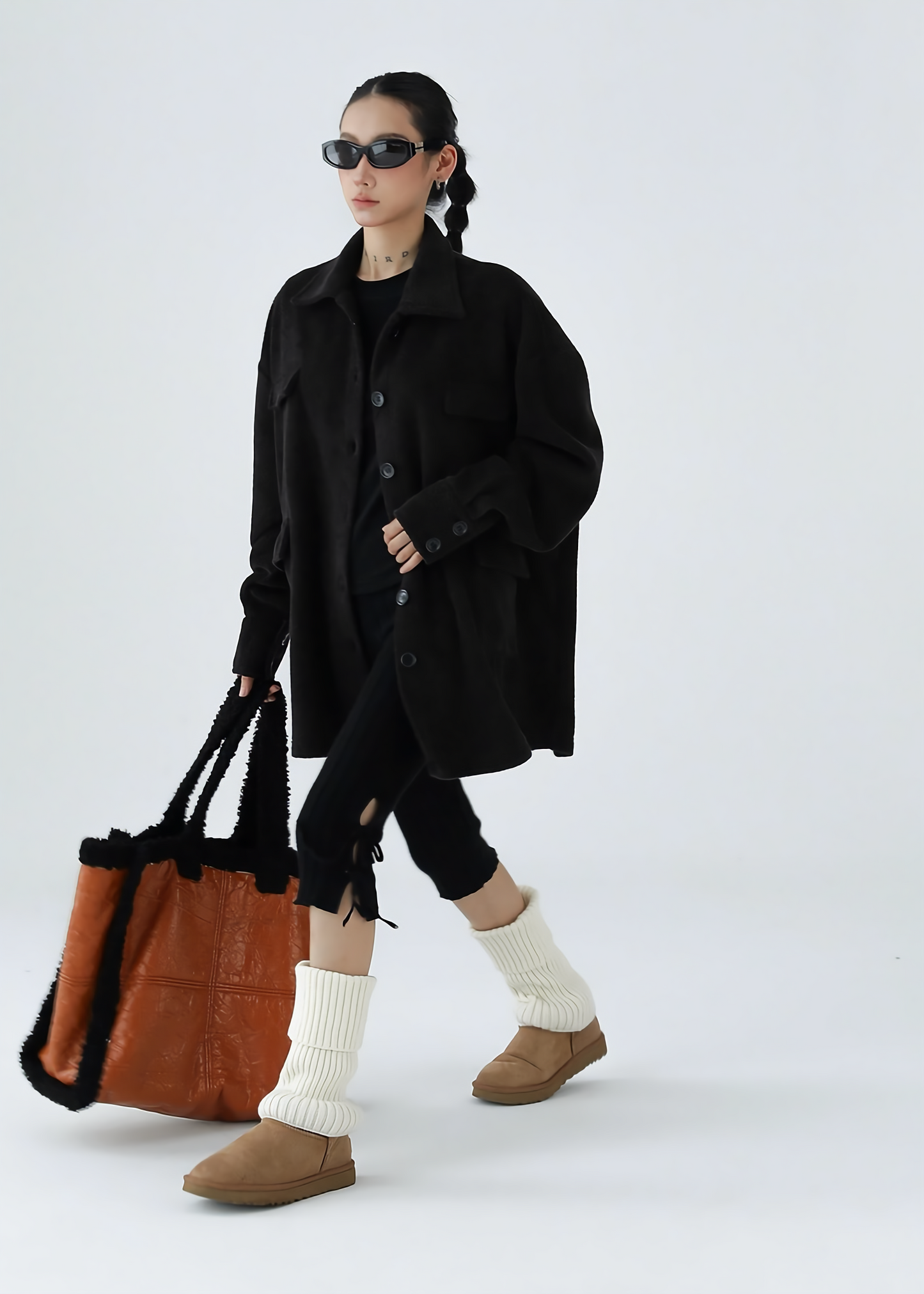 retro street black jacket / AS1137 