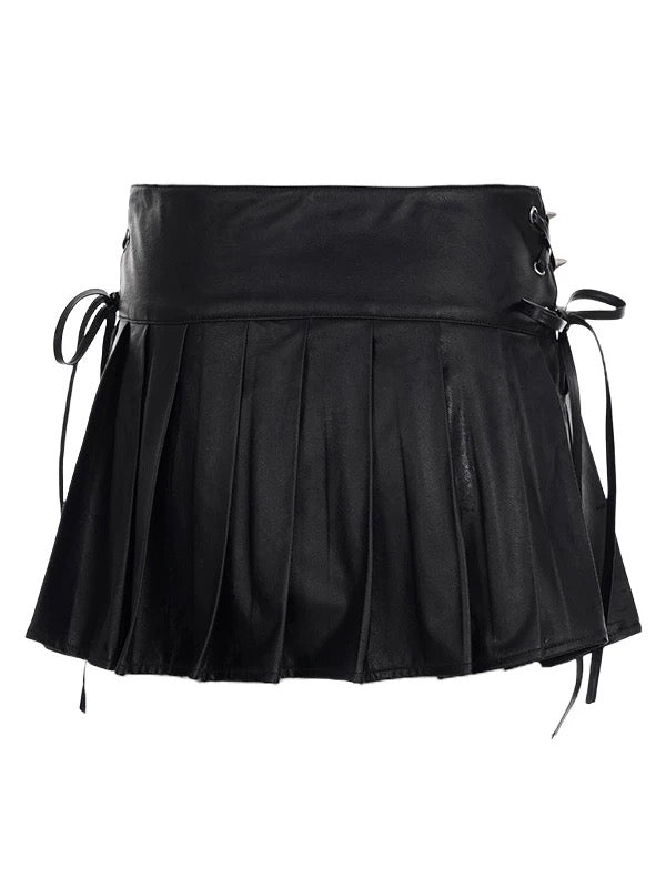 スタッズ付きプリーツスカート / VO1260