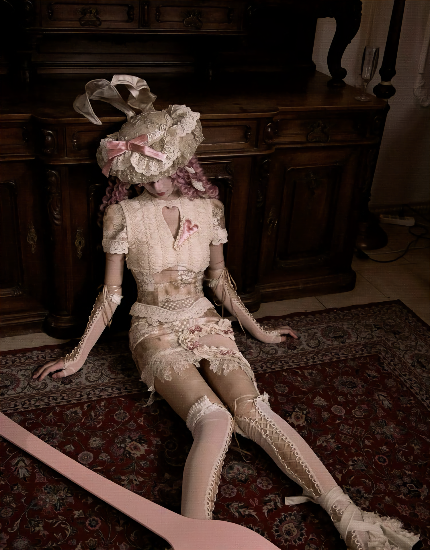 Elegant Love Retro Short Lace Top / DR06