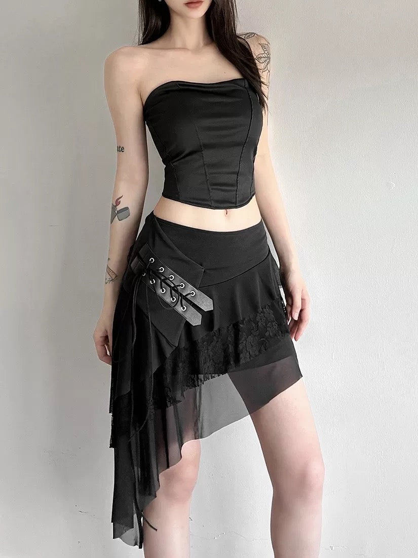 レイヤードフリルレーススカート / VO1257 – va1halla