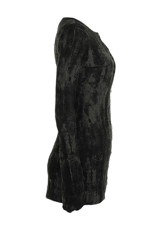 ヴィンテージ絞り染めミニワンピース / VO1303