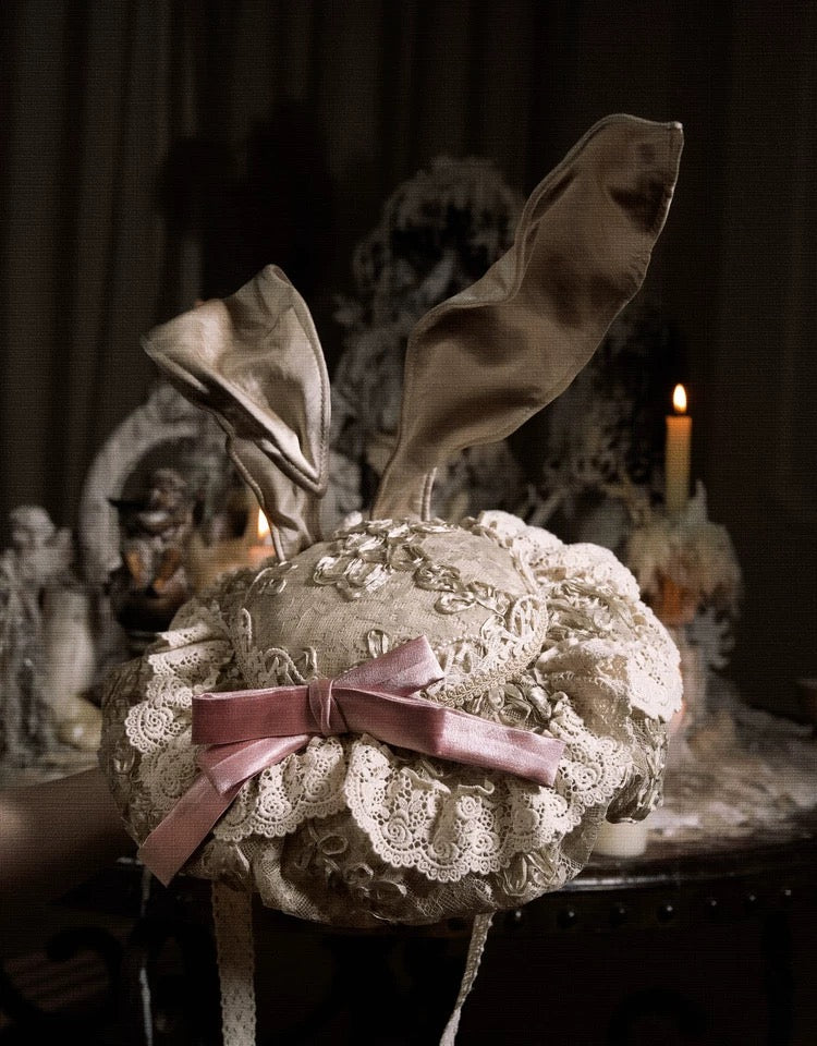 Doll Rococo Rabbit Ears & Cocktail Hat & Bonnet Hat / DR12