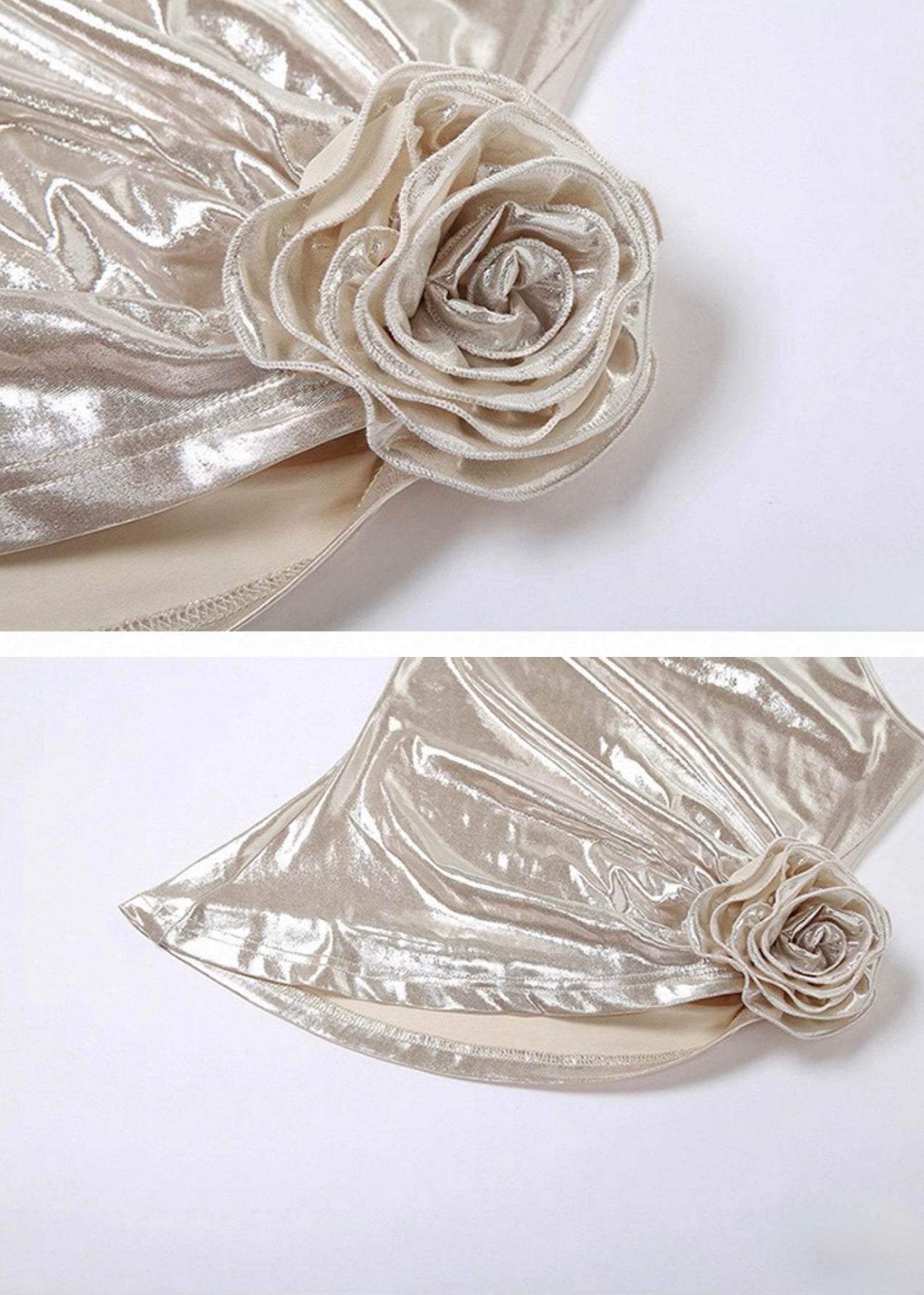 フラワーリンクルシルバーベスト / VO1146