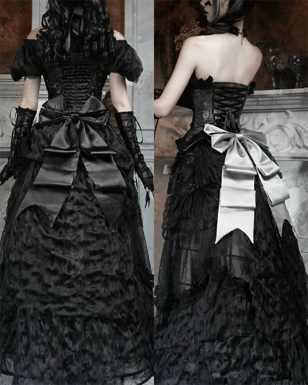 Long Tail Ribbon Back Accessory / NC08