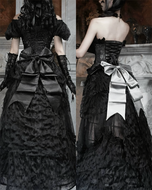 Long Tail Ribbon Back Accessory / NC08 