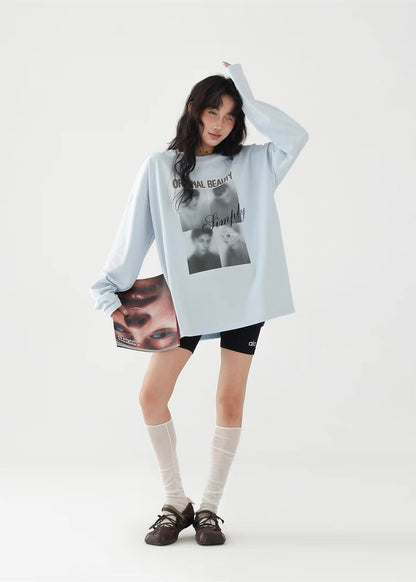 Loose casual print shirt / AS1287