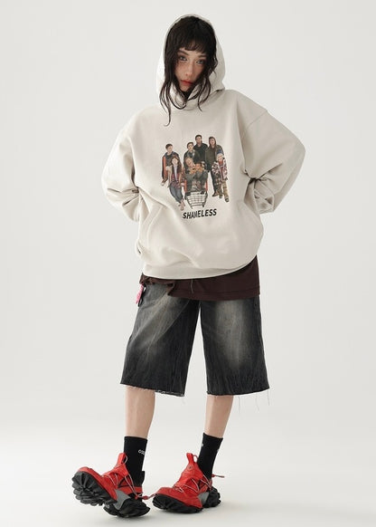 American retro pullover hoodie / AS1209 