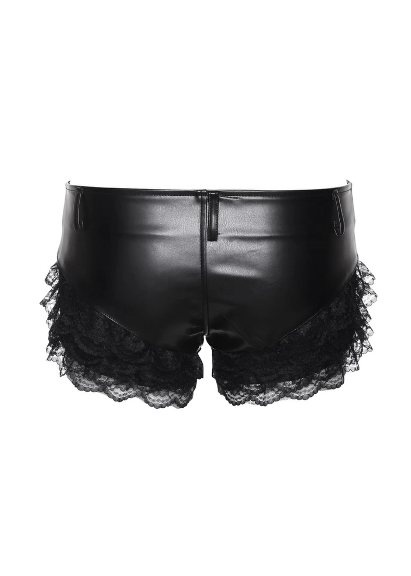 PUレザーフリルショートパンツ / VO1211