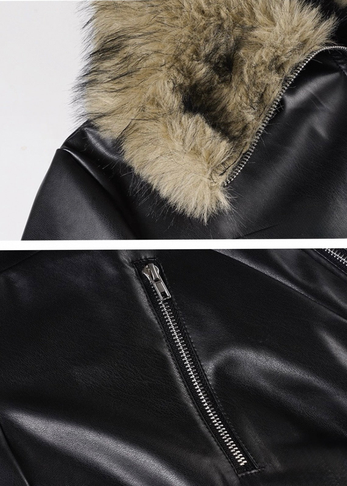 ファーカラーショートジャケット / VO1306