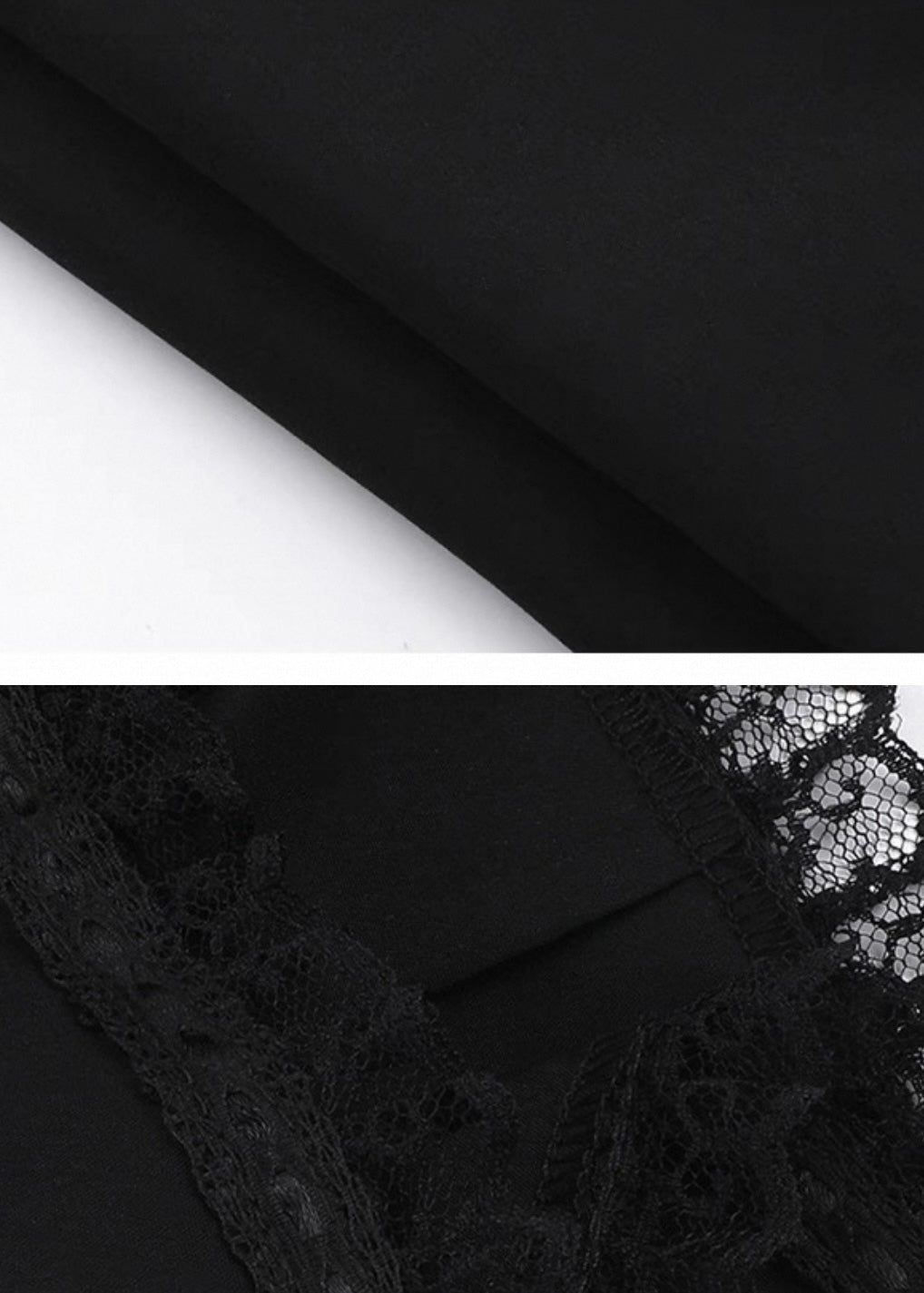 パフスリーブダークブラウス / VO1237