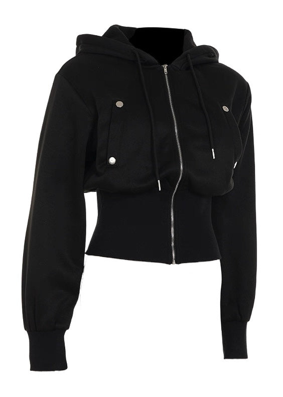 クロップドジップフーディー / VO1298