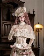 Lace Victoria Short Cape & Necklace / DR09