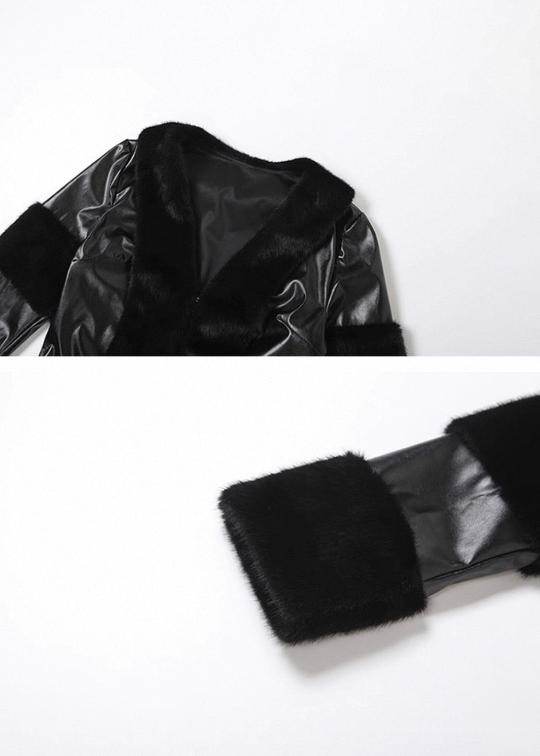 ファー裏地 PUレザージャケット / VO1313