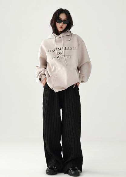 Loose straight wide pants / AS1201 