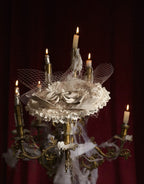 Doll Rococo Rabbit Ears & Cocktail Hat & Bonnet Hat / DR12