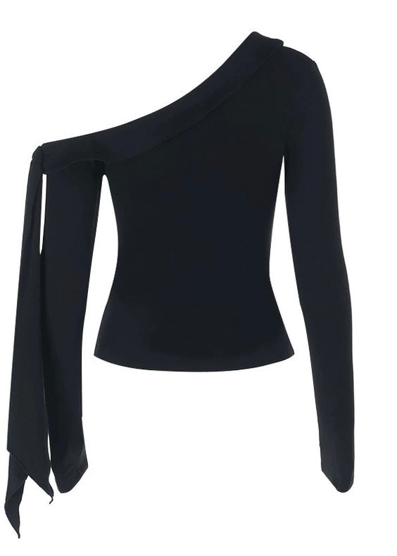 オフショルリボンデザインカットソー / VO1310