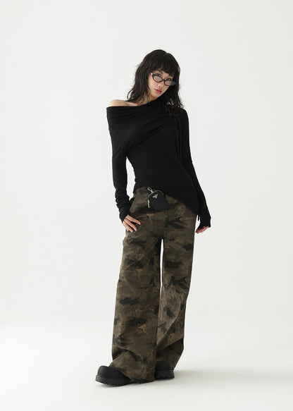 American Retro Camo Pants / AS1232