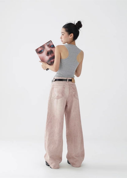 Loose Straight Wide Leg Pants / AS1261