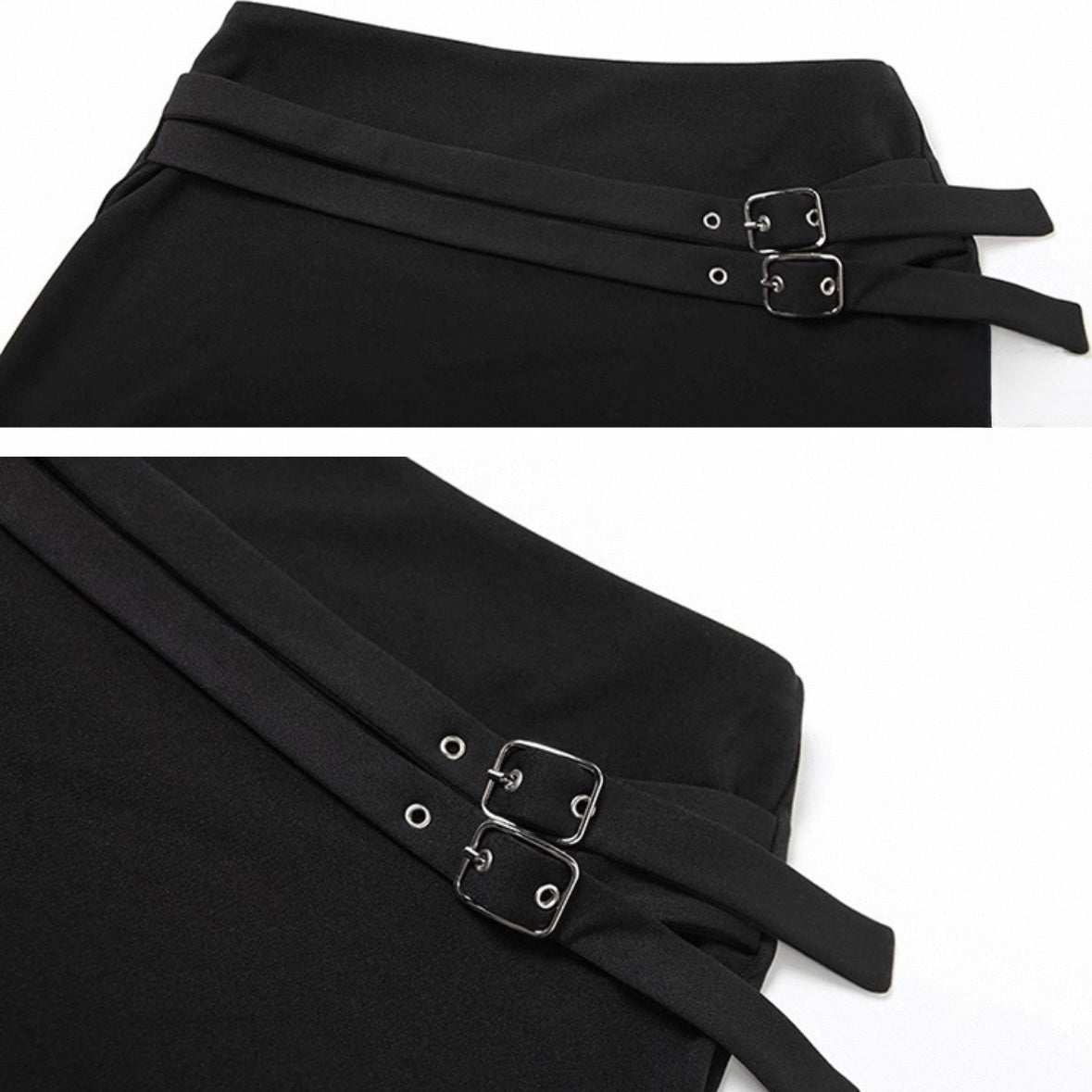 ダブルバックルミニスカート / vo1278