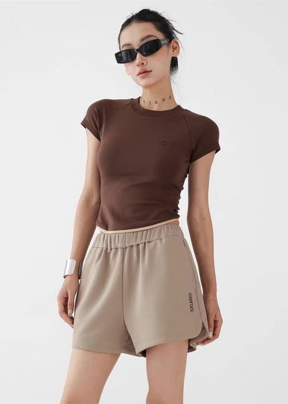 Slim fit short T-shirt / AS1289