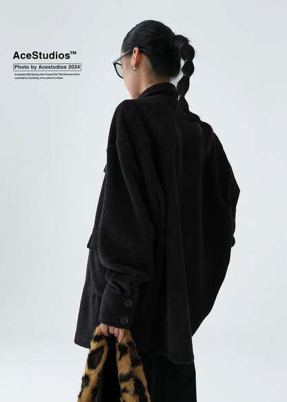 retro street black jacket / AS1137 
