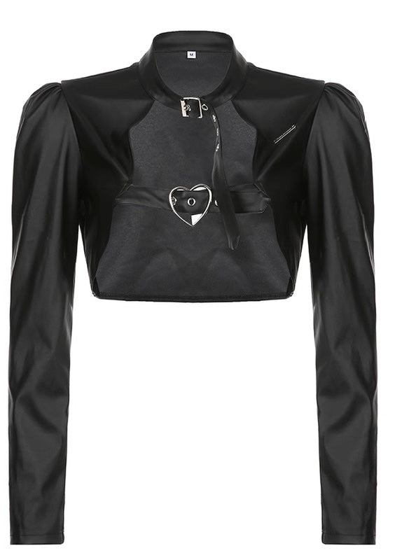 レースアップハートショートジャケット / VO1120