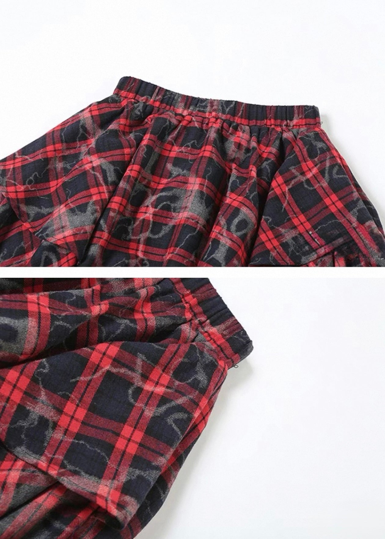 チェック柄イレギュラースカート / VO1164