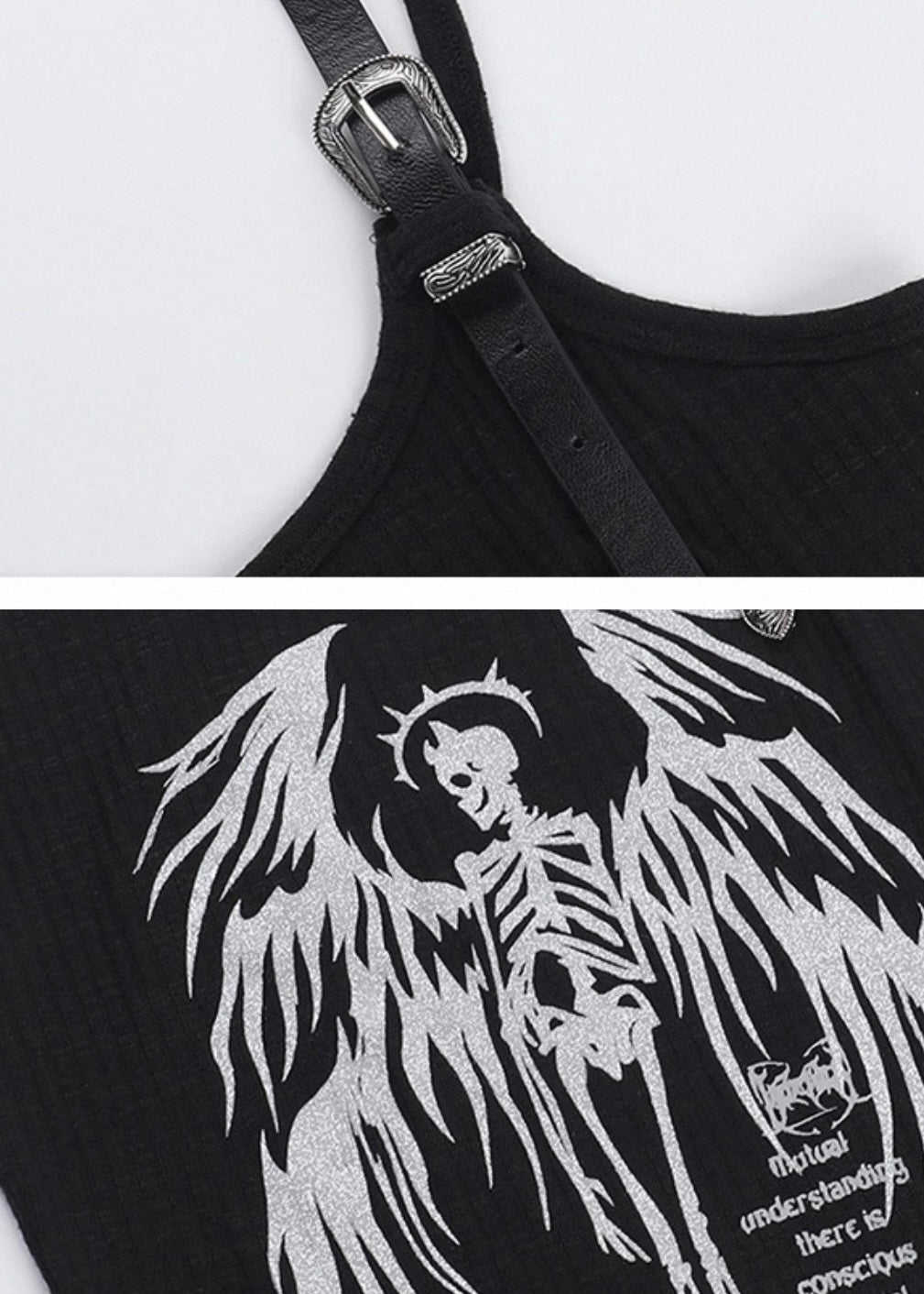 ダークプリントキャミトップス / VO1236