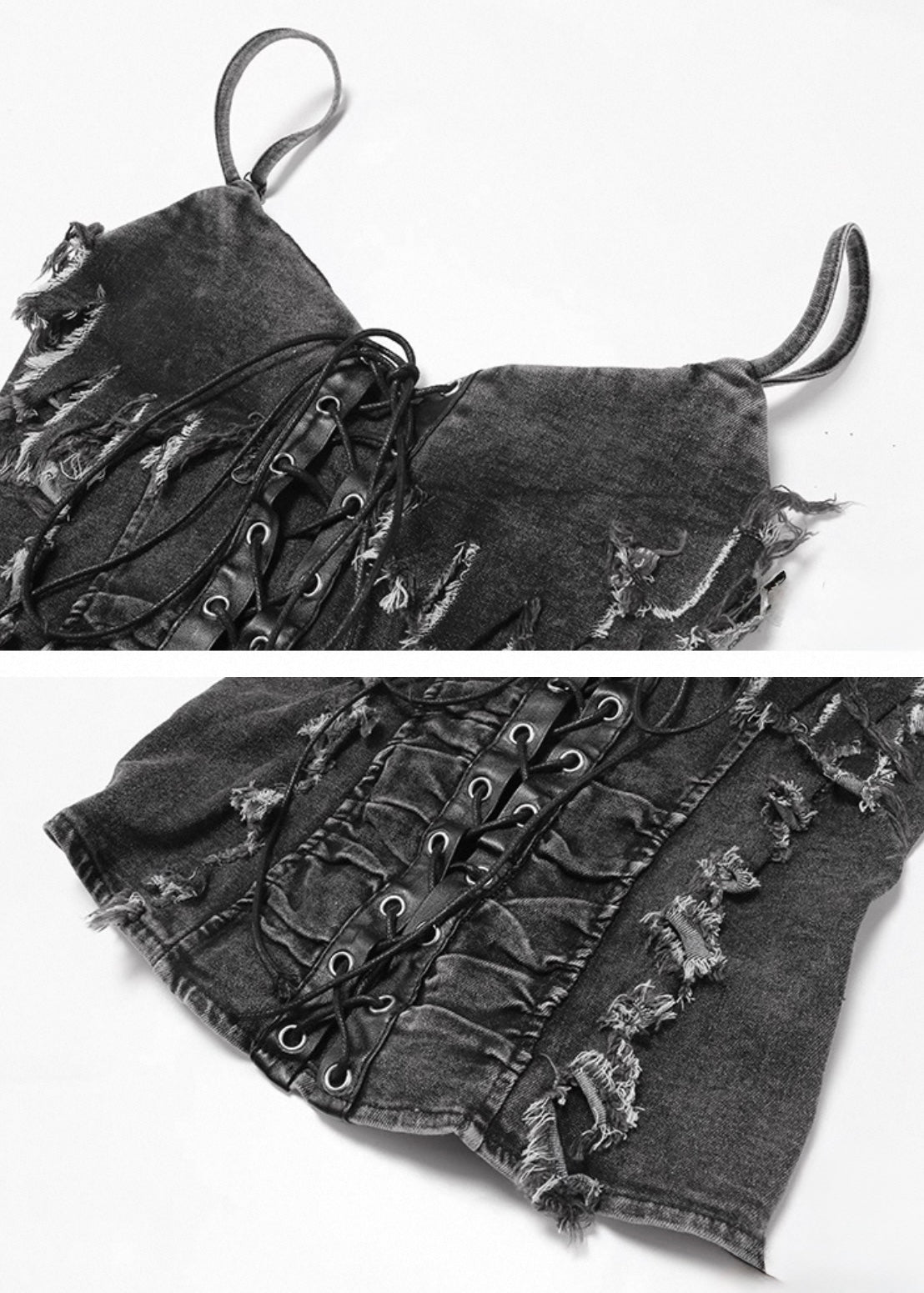 デニムパッチワークキャミソール / VO1253