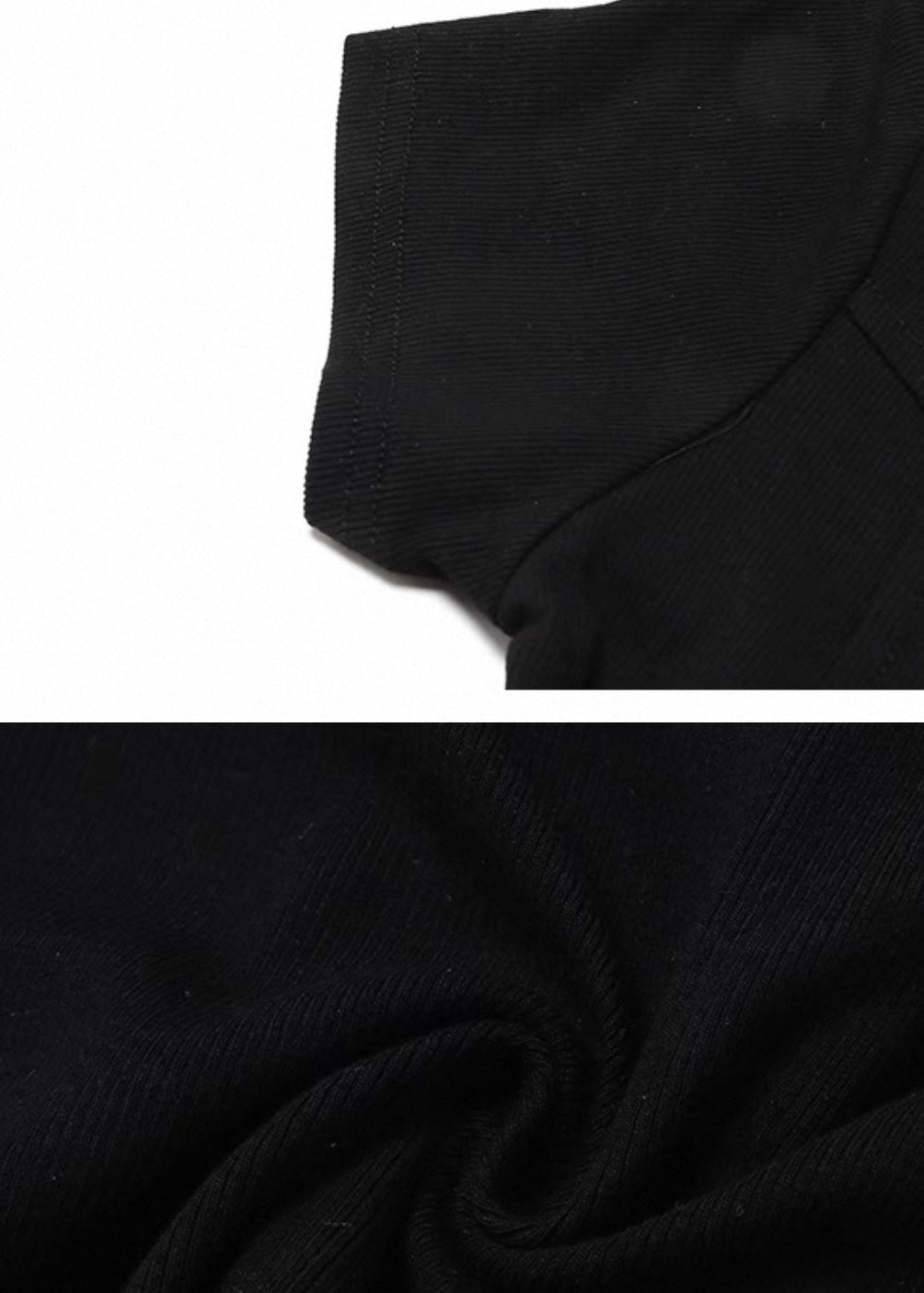 ダブルジップリブトップス / VO1227