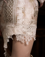 Elegant Rabbit Retro Bow Skirt & Stockings / DR07