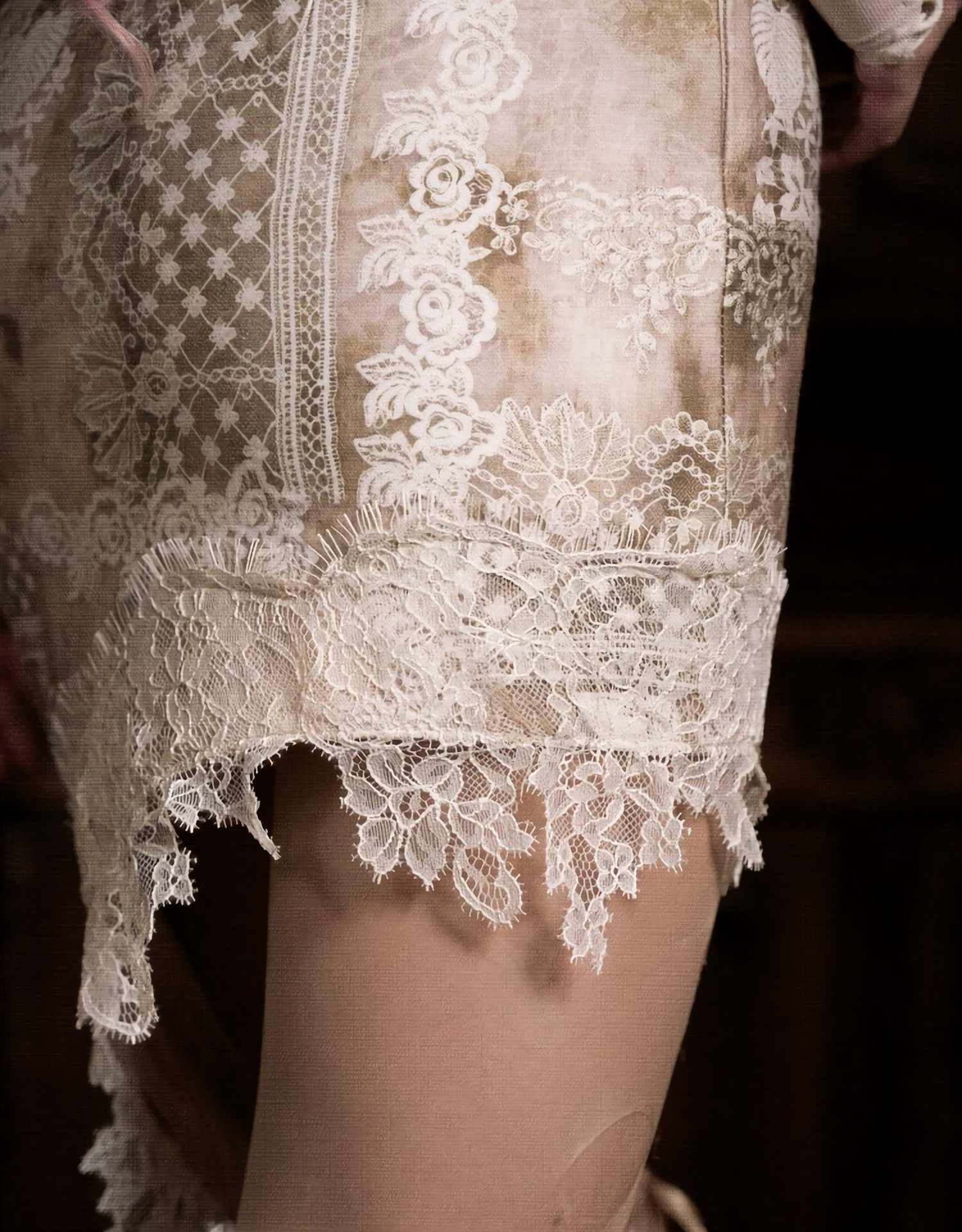 Elegant Rabbit Retro Bow Skirt & Stockings / DR07